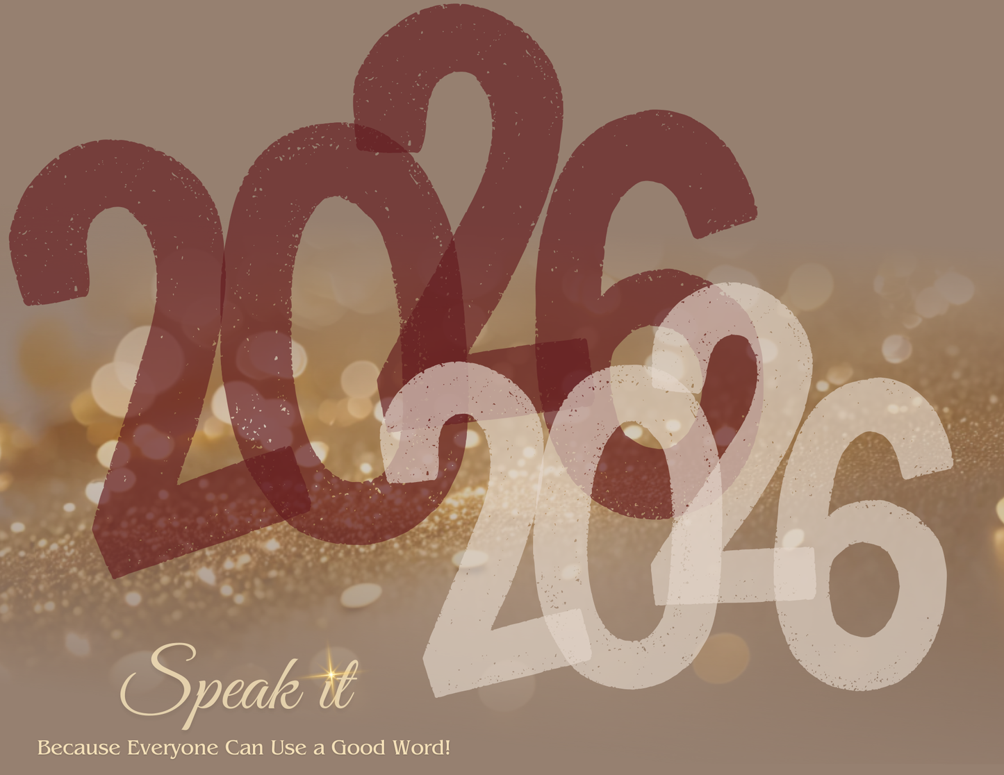 Speak it 2026 Affirmation Calendar