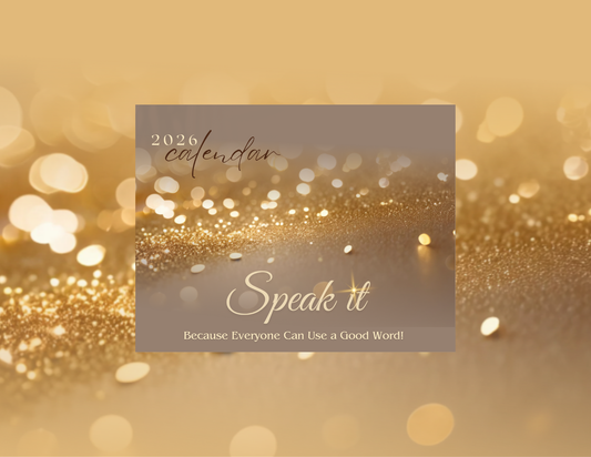 Speak it 2026 Affirmation Calendar