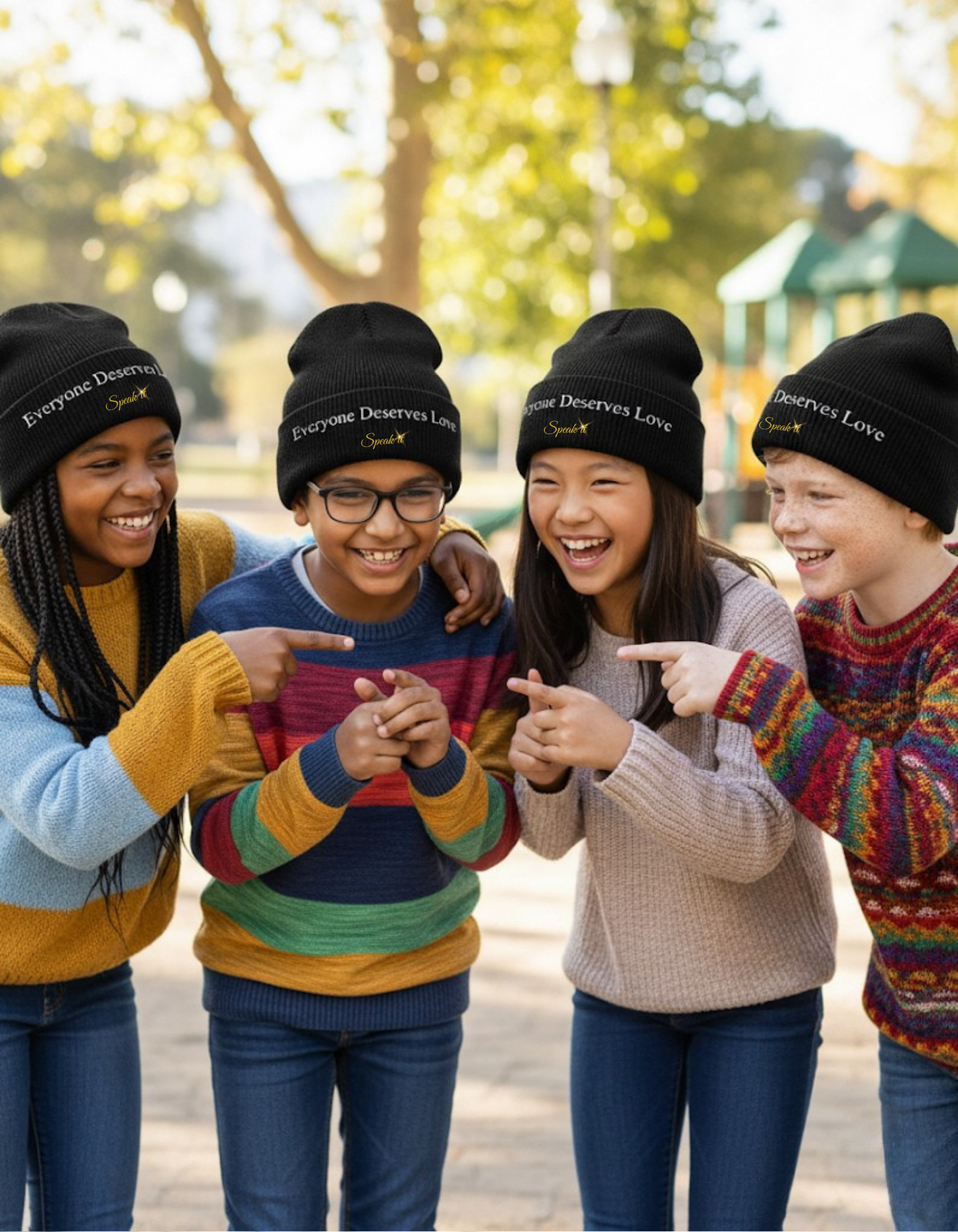 “Everyone Deserves Love” Beanie