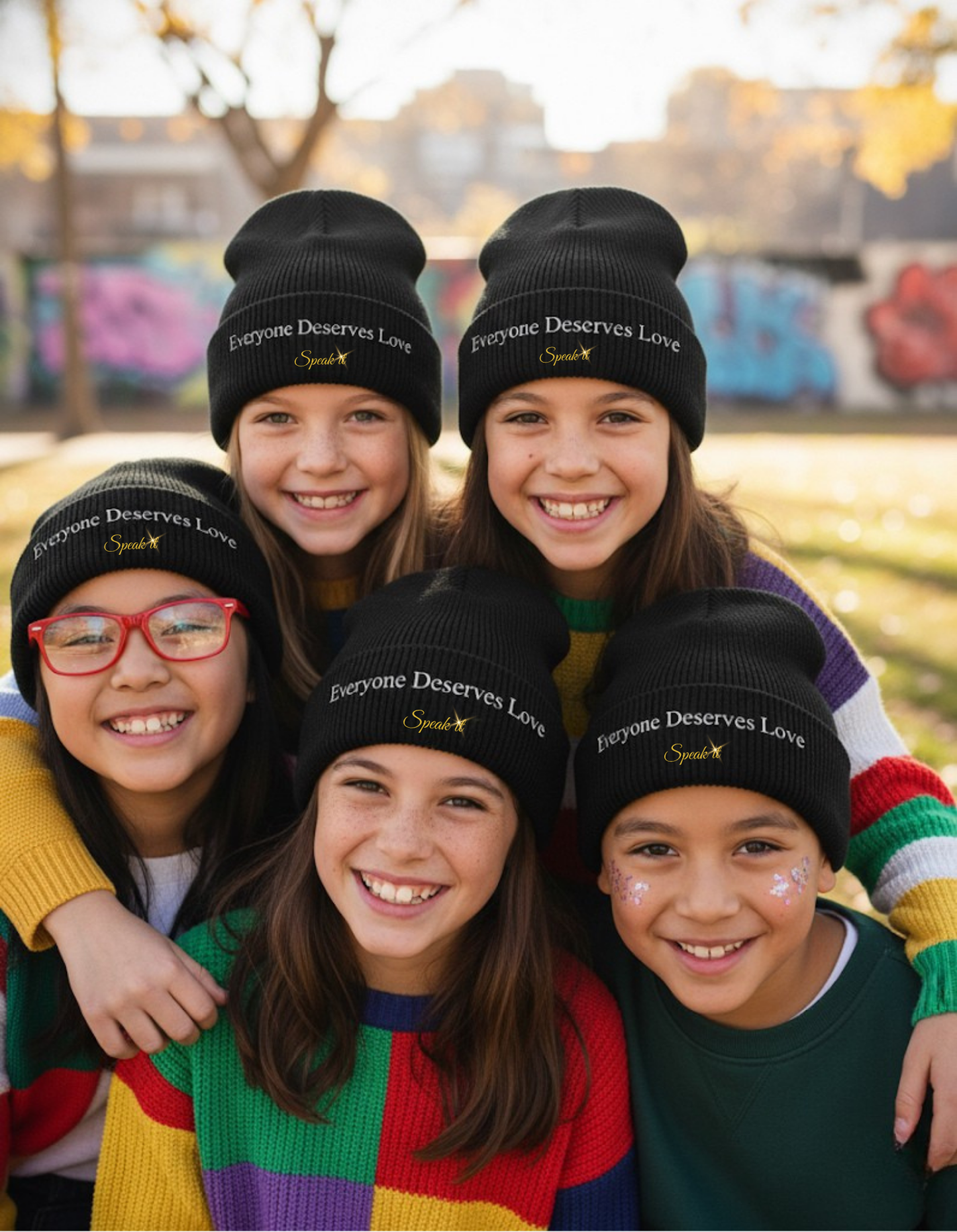 “Everyone Deserves Love” Beanie
